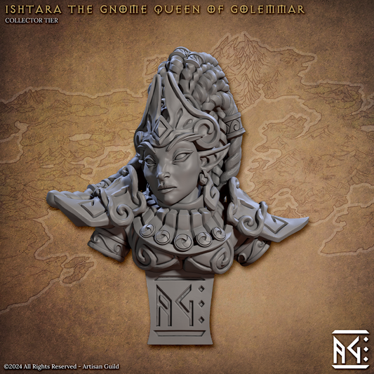 Ishtara the Gnome Queen of Golemmar - Bust