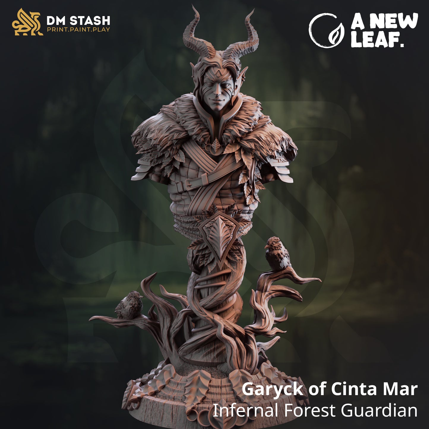 Garyck of Cinta Mar - Infernal Forest Guardian - Bust