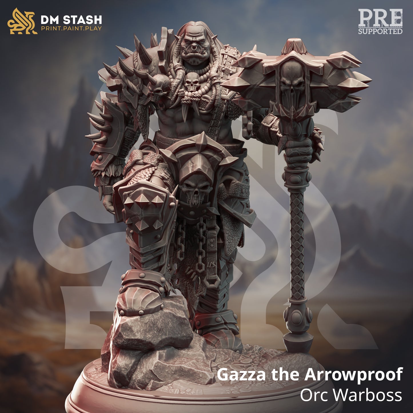Gazza the Arrowproof - Orc Warboss
