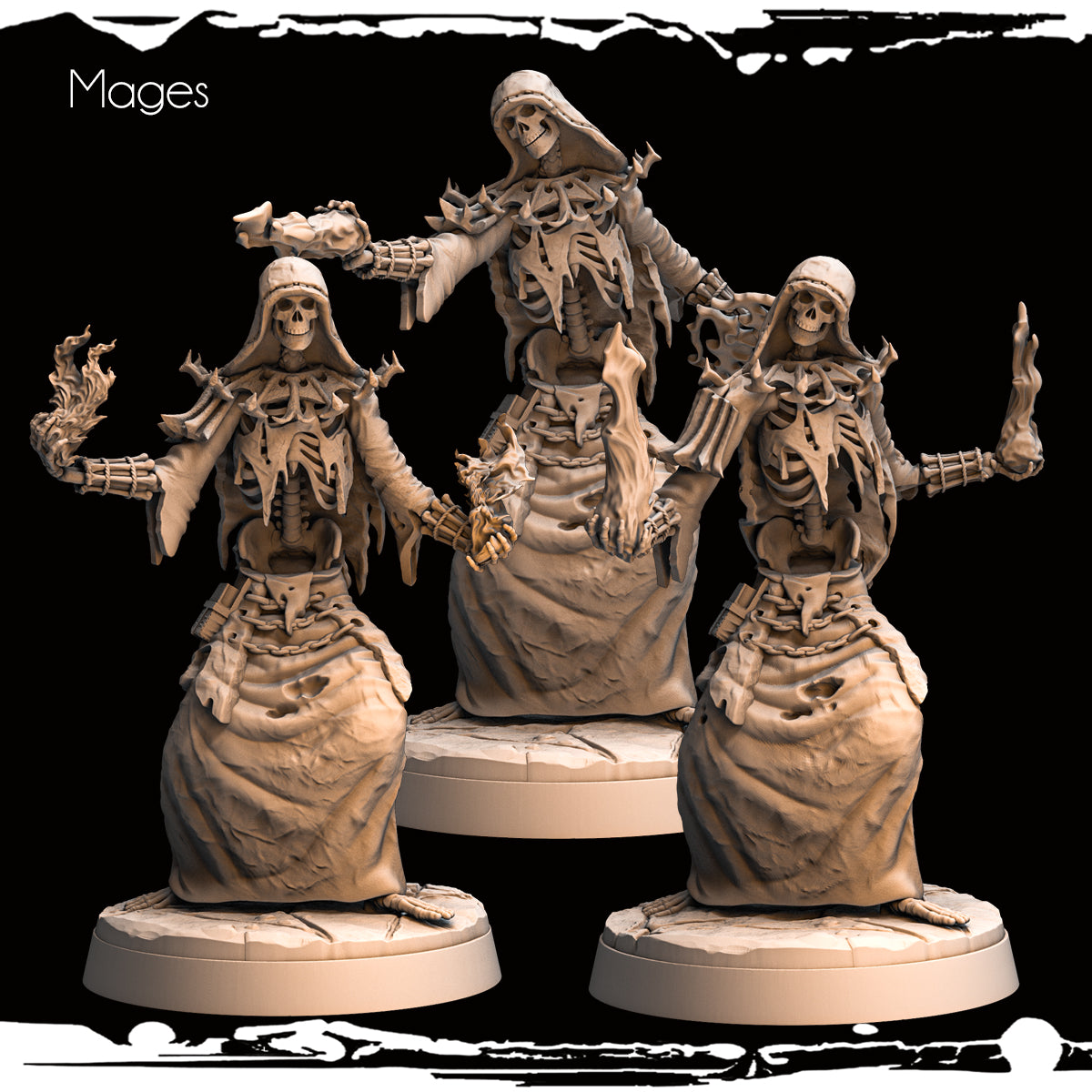 Skeleton Mages - unit