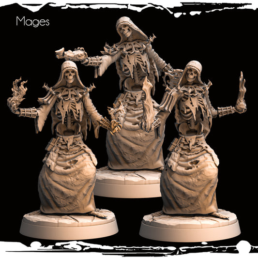 Skeleton Mages - unit