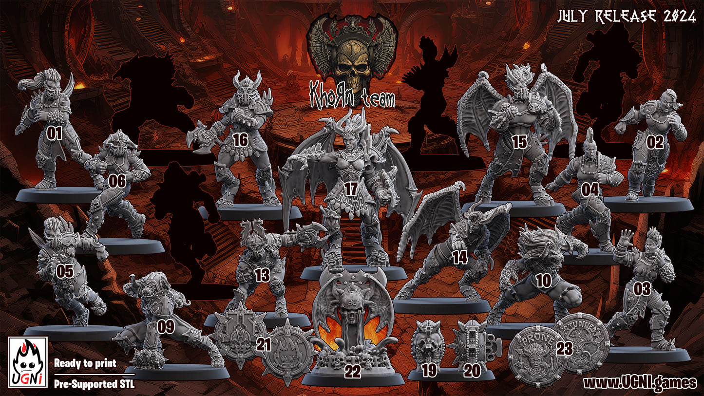 Khorne team part 1 - players