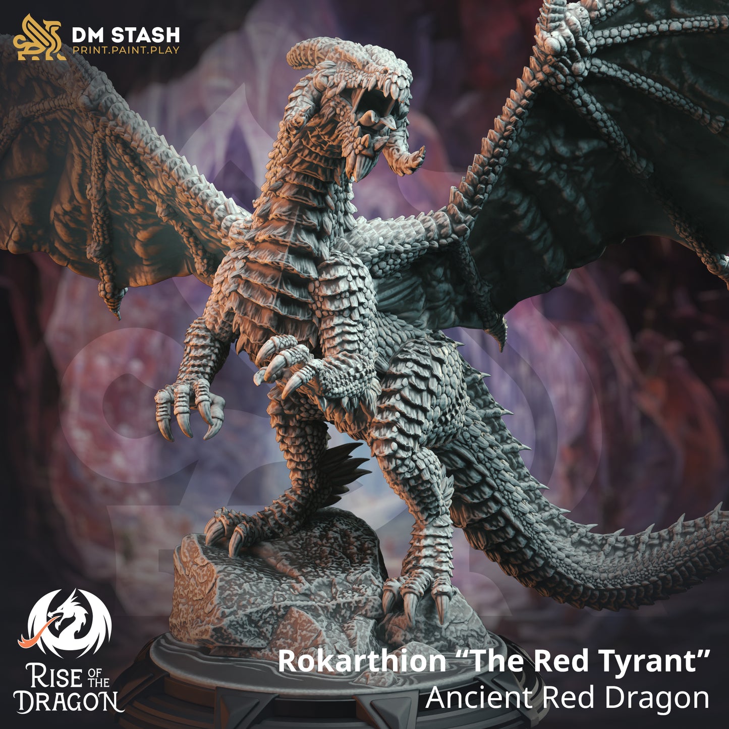 Rokarthion “The Red Tyrant” - Ancient Red Dragon