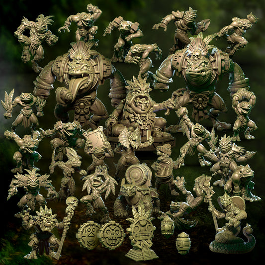 Jungle avengers - Complete slann team with staff