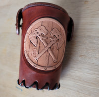 Dice cup - Crossed axes