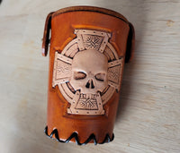 Dice cup - Skull and cross