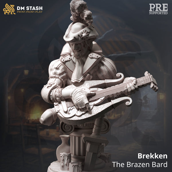 Brekken the bard - bust