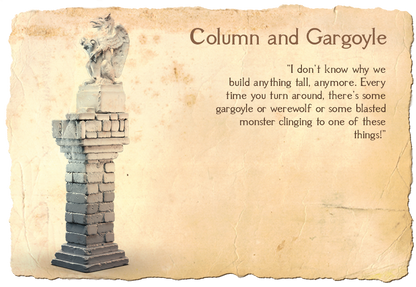 Column and gargoyle