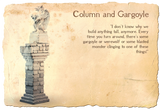 Column and gargoyle