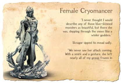 Female cryomancer
