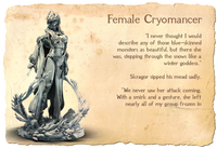Female cryomancer