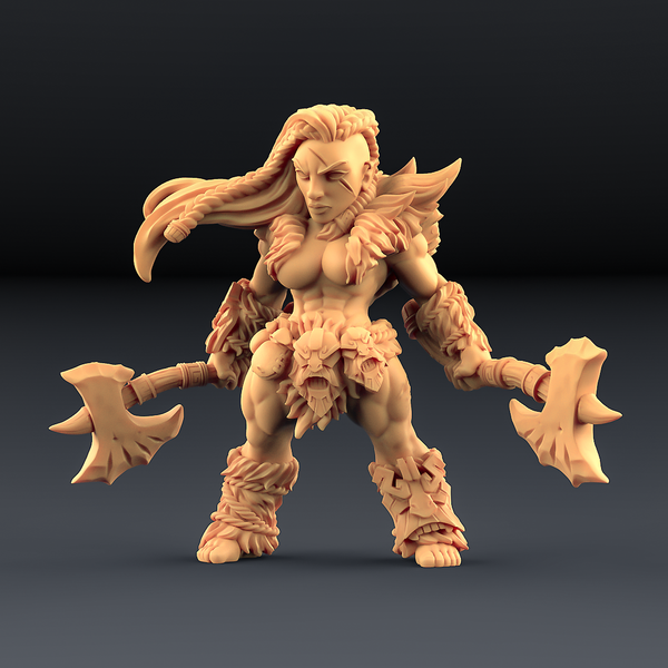Hildara Bloodrage - dwarf barbarian
