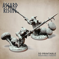 Goblin minions med stager - unit