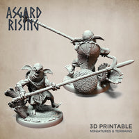 Goblin minions med stager - unit