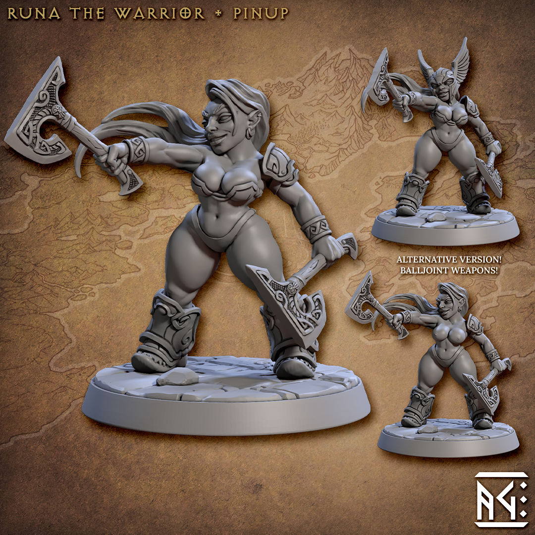 Runa the Warrior - Pinup