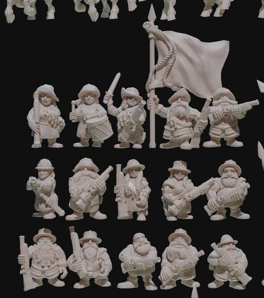 Clan Gamlung musketeers - unit