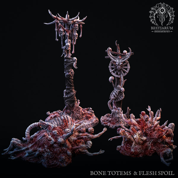 Bone totems and flesh spoils