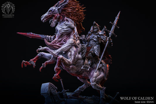 Wolf of Calden - mounted